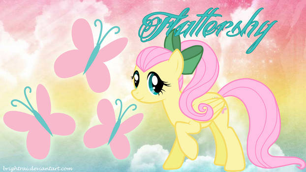 Fluttershy Ponytail Wallpaper