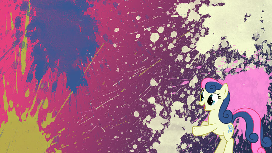 Bon Bon Splatter Wallpaper