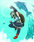 Tifa's Dolphin blow! by DiegoMends