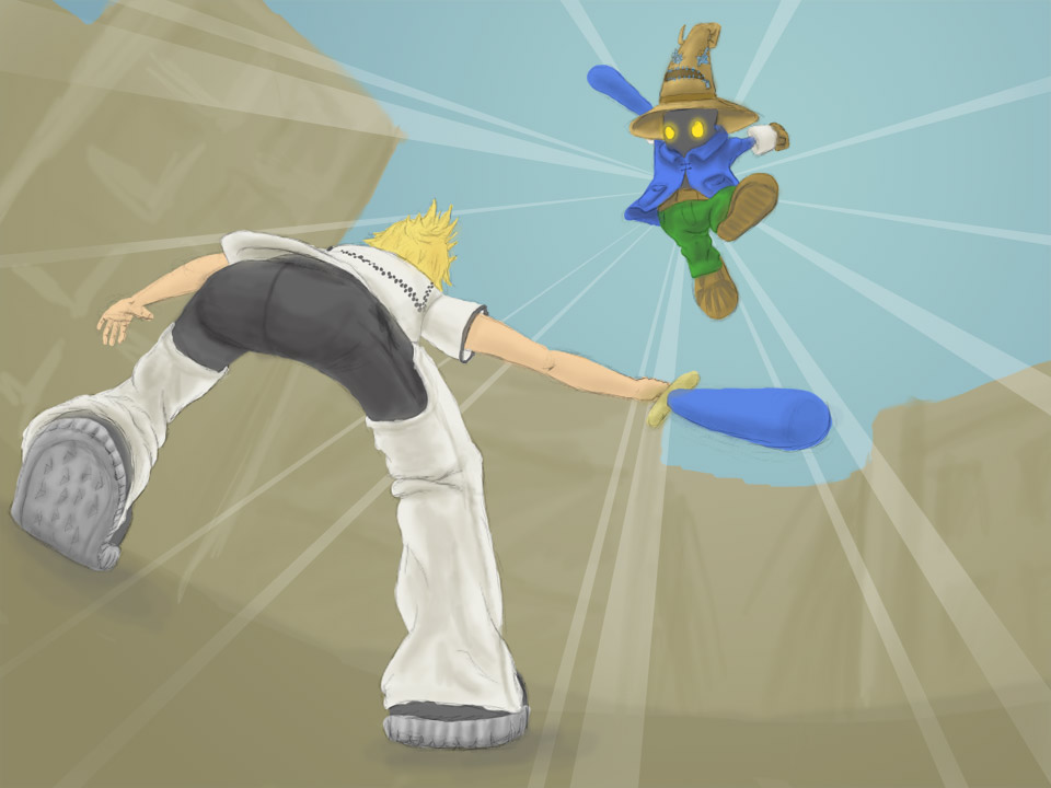 Roxas vs Vivi struggle