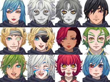 Rpg Face Texture RPG faces just because by eternitymaze on DeviantArt