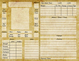 Pathfinder Character Sheet