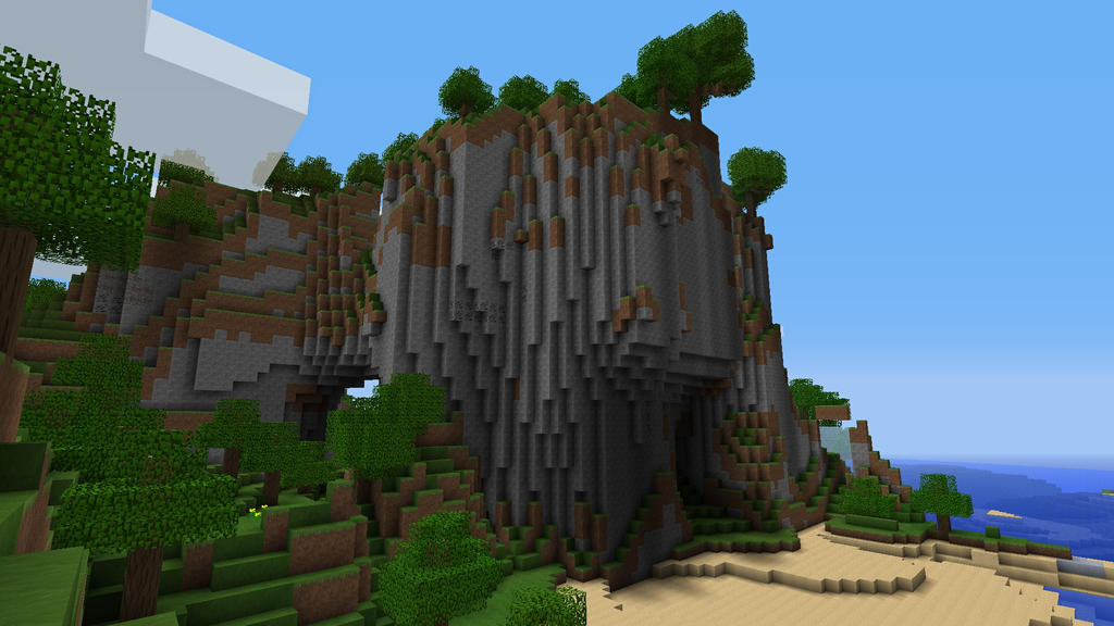 Minecraft Cliff by burntcustard on DeviantArt