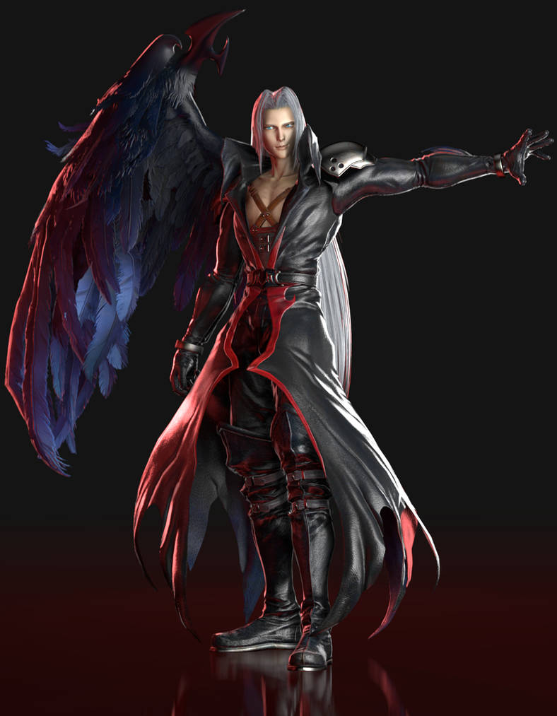 One Winged Sephiroth (One Winged Angel) by Yare-Yare-Dong on DeviantArt