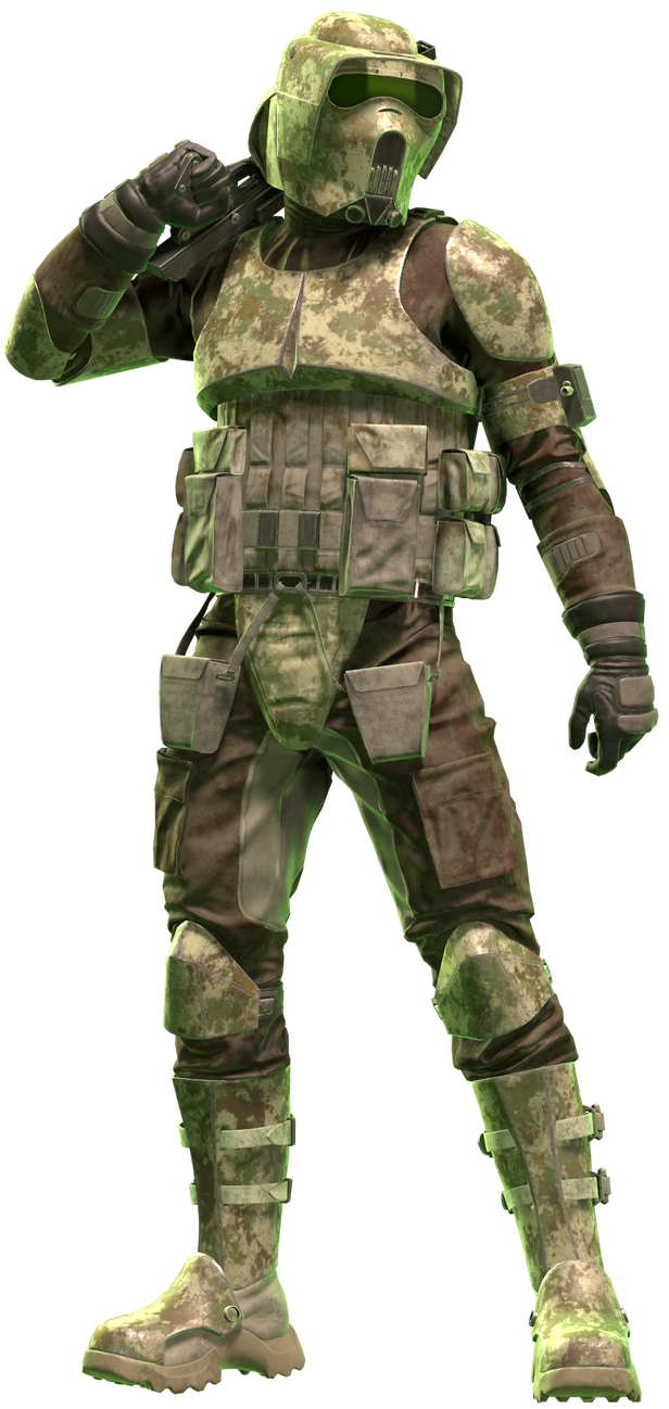 Clonetrooper Phase II 41st Elite Corps Scout by Yare Yare Dong on DeviantArt