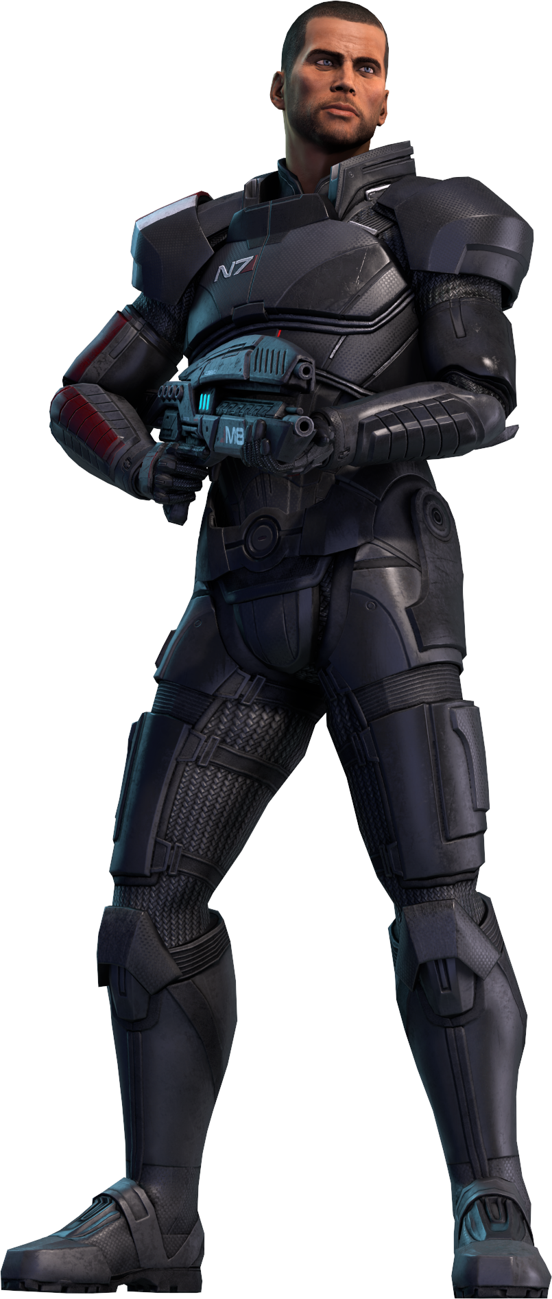 Commander John Shepard (N7 - Male) by Yare-Yare-Dong on DeviantArt