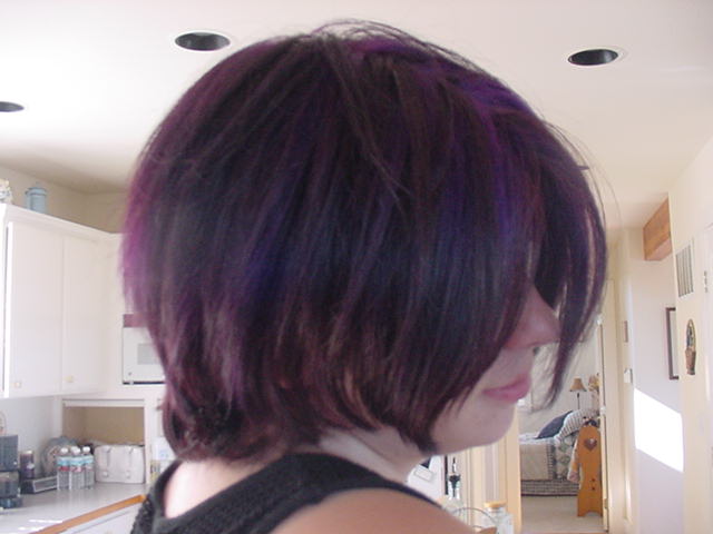 purple hair