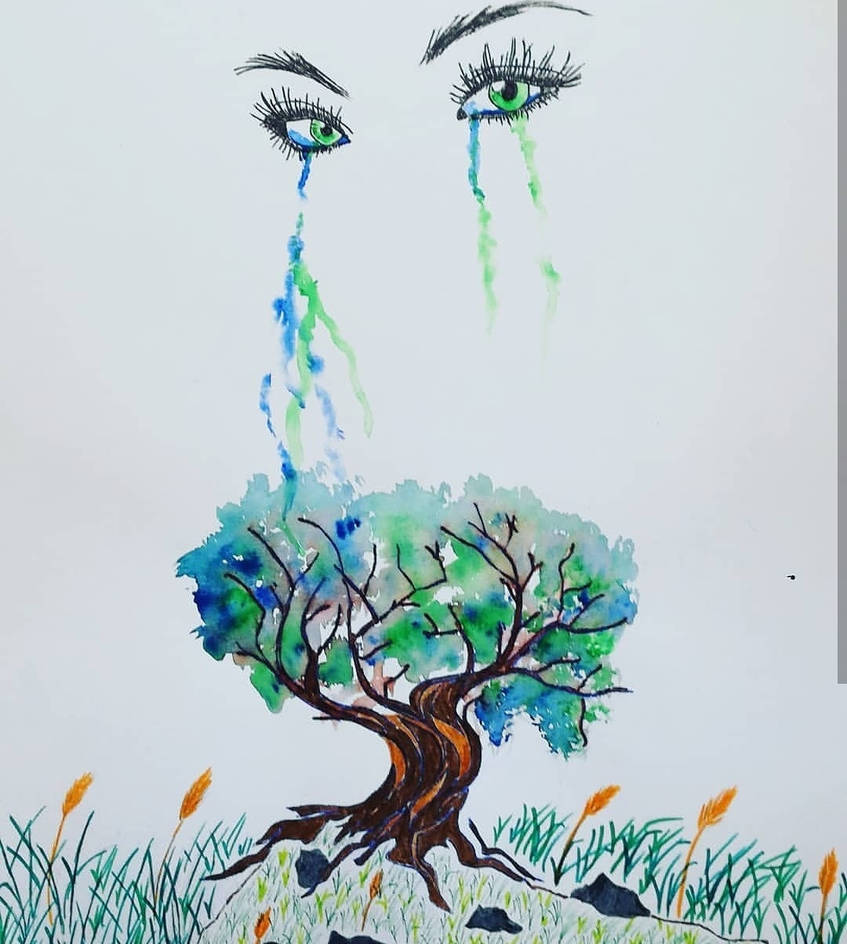 Spring Tree Sad Drawing Sad Tree by N0xturn on DeviantArt