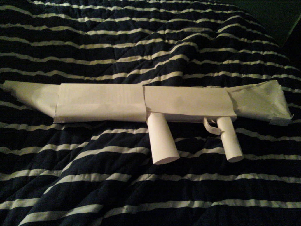 A Paper Machine Gun Life-size paper machine gun by patar121 on DeviantArt