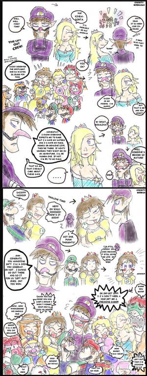 Waluigi, Rosalina and Daisy