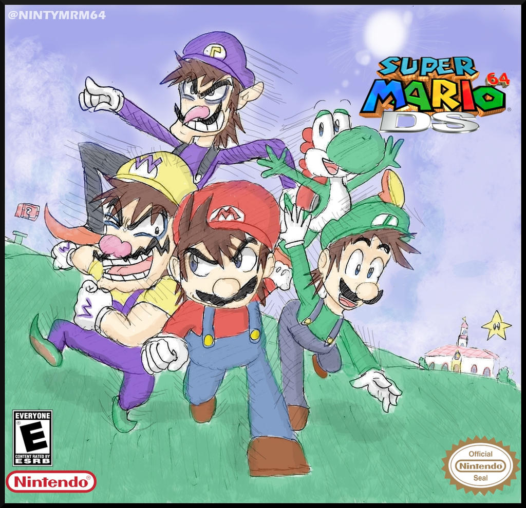 Super Mario 64 DS + Waluigi for Mar10 Day! by mrm64 on DeviantArt