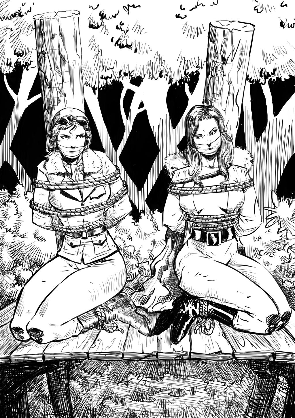 Amy and Valkyrie for Ark Arkana by Taclobanon