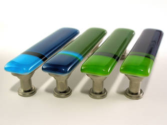 Fused Glass Cabinet Pulls