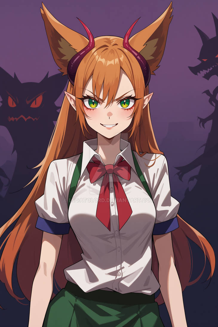 Cute Demon Girl (Iruma-kun vibe) by Legatolord on DeviantArt