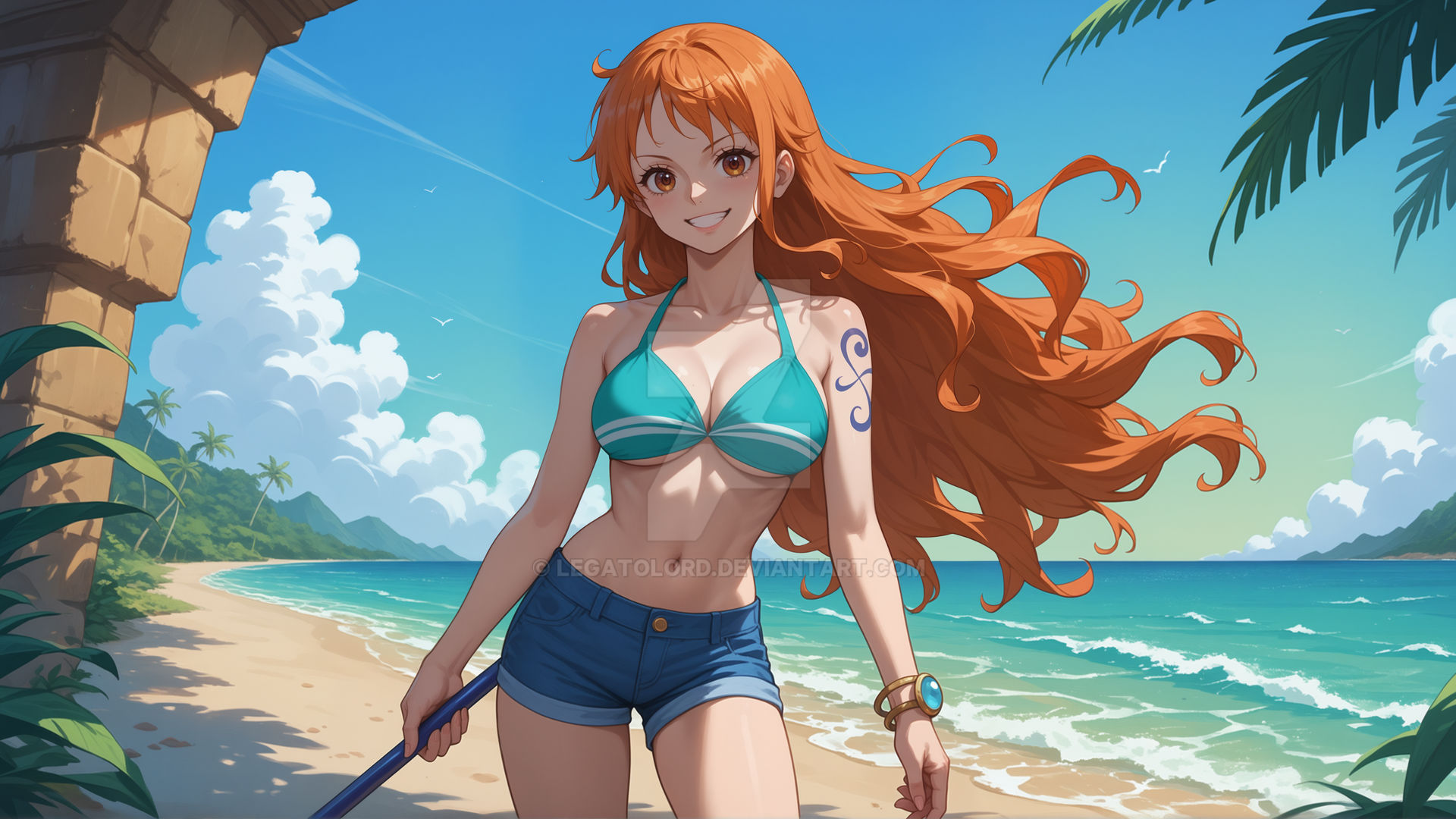 'Cat Burglar' Nami from 'One Piece' by Legatolord on DeviantArt