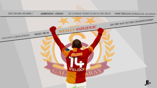 Wesley Sneijder VECTOR Wallpaper Work