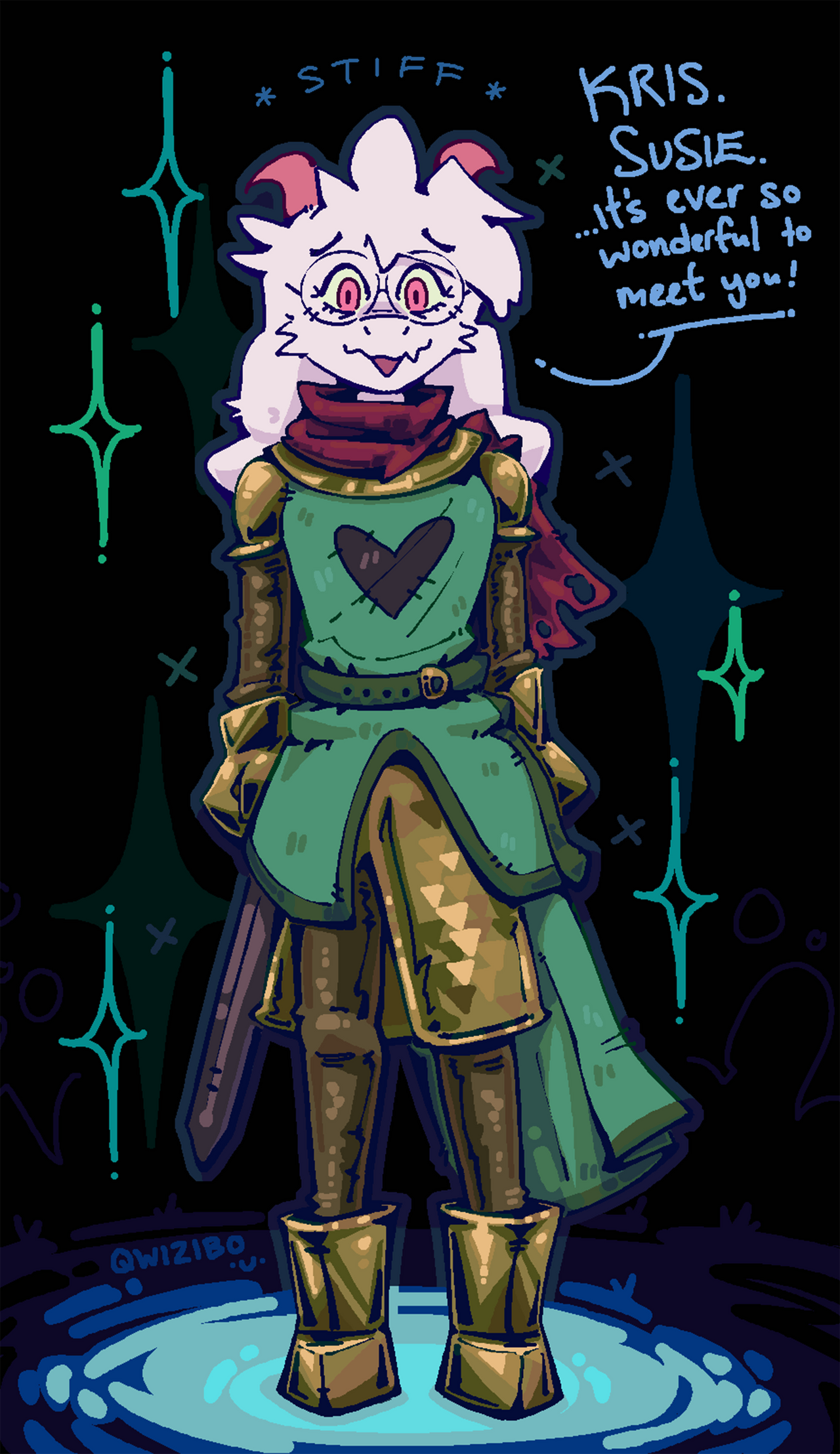 Lancer Ralsei Swap Ralsei Armour Swap by HyperQueasyness on DeviantArt