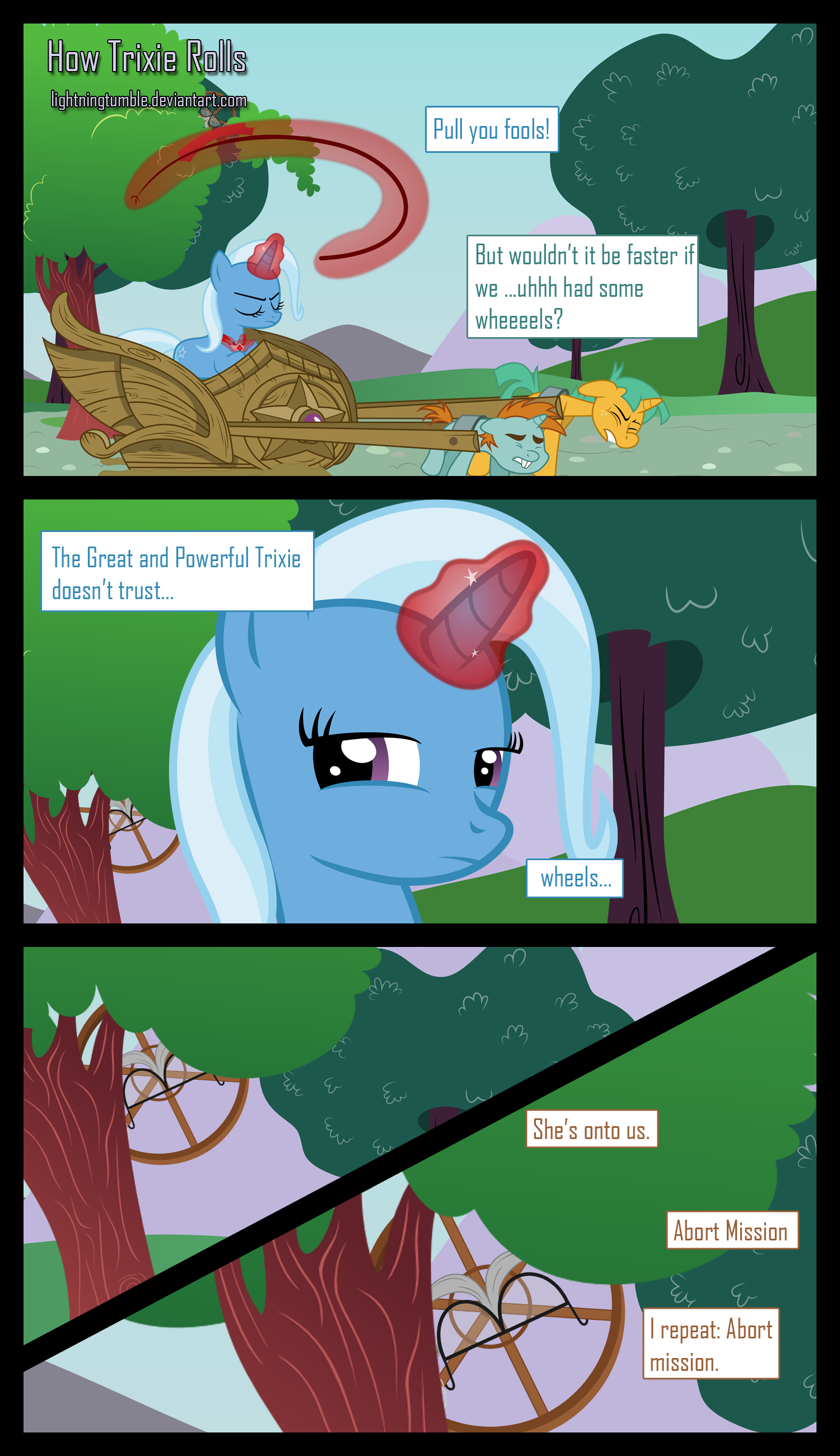 How Trixie Rolls by lightningtumble