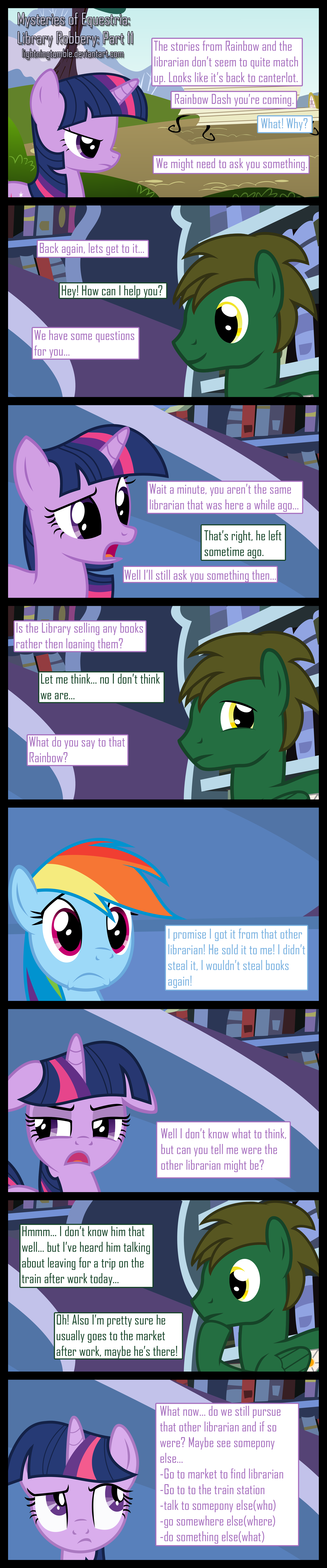 Mysteries of Equestria: Library Robbery: part 11