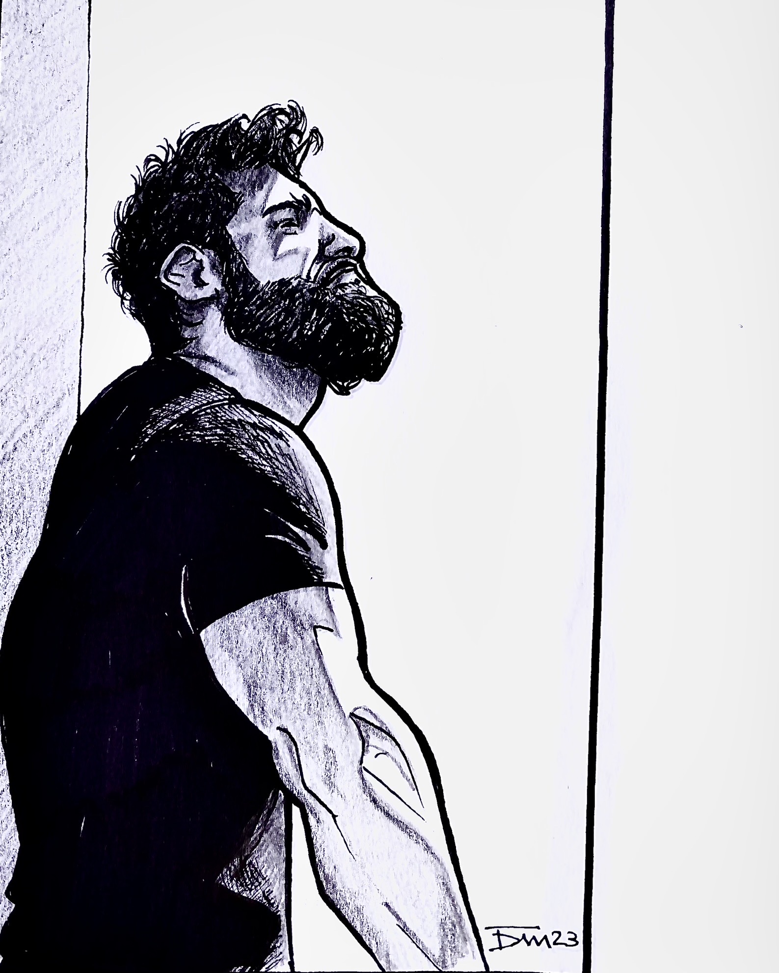 Beard Deviantart Quick Beard sketch by TenaciousDam on DeviantArt