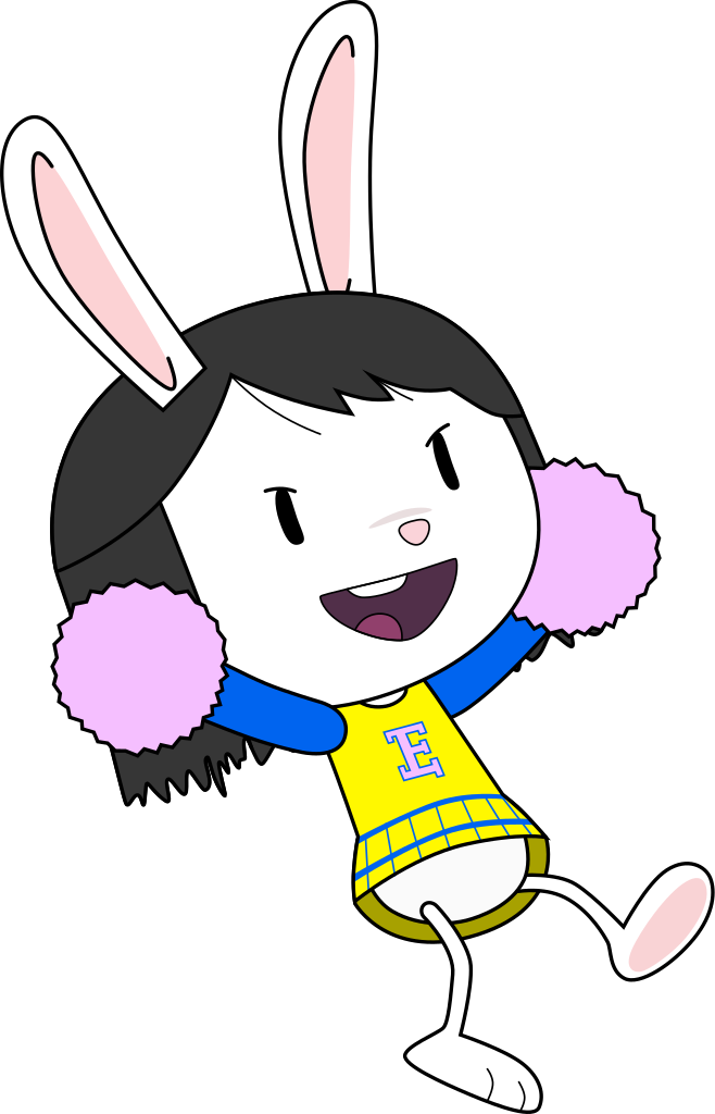 Elinor Rabbit Panty Shot Cheerleaders Jump by PBSKids43631 on DeviantArt