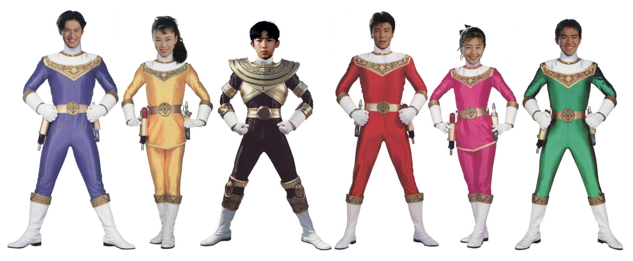 Choriki Sentai Ohranger - Helmetless (With Riki) by MaywooStudios on ...