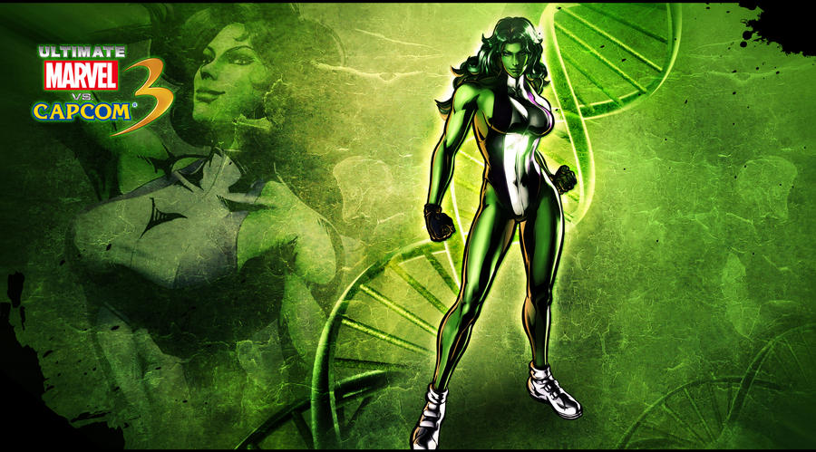 Ultimate marvel vs capcom 3 She-Hulk
