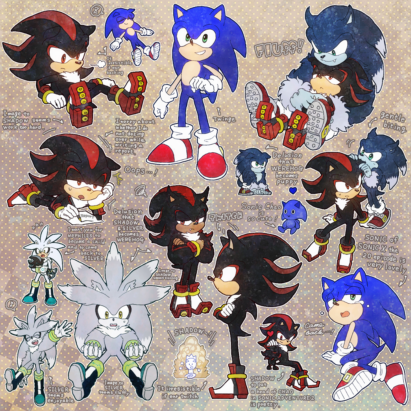 various hedgehogs