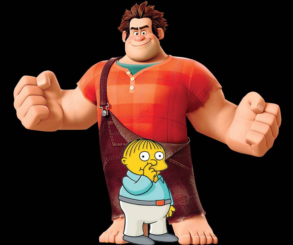 Launch Ralph Simpsons Ralph x2 (Wreck It Ralph/The Simpsons) by EBOTIZER on DeviantArt