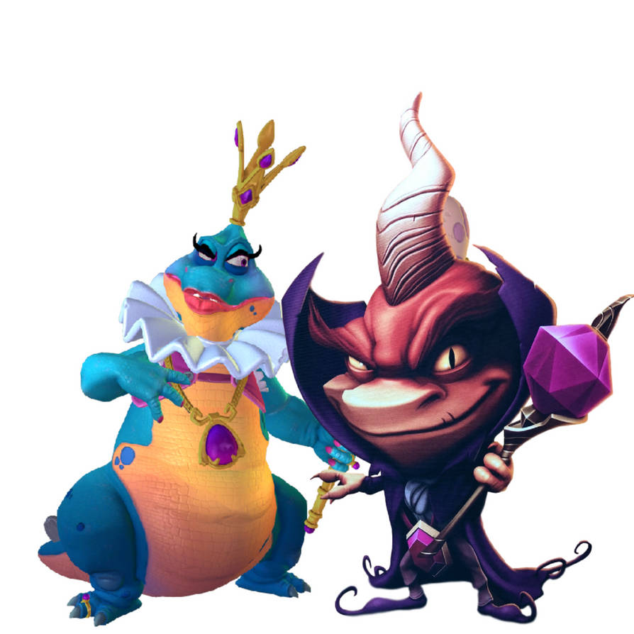 Ripto And The Sorceress (Spyro) by EBOTIZER on DeviantArt