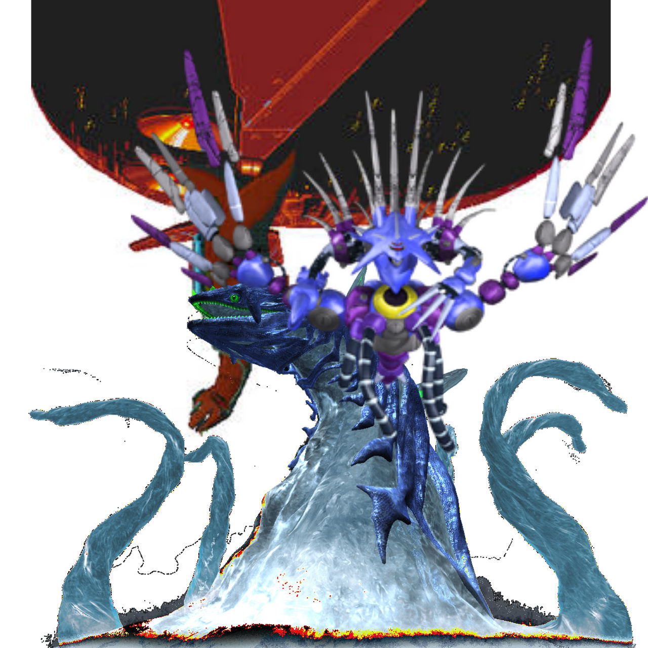 Perfect Chaos, Finalhazard and Metal Overlord by EBOTIZER on DeviantArt