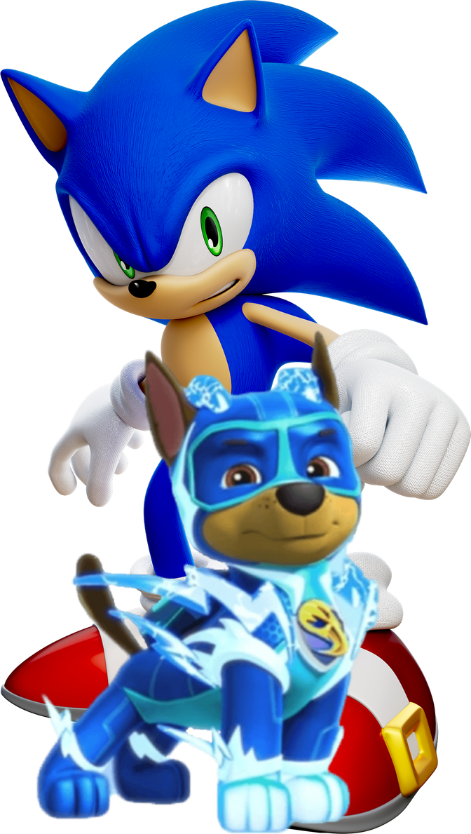 Sonic And Chase Sonic Paw Patrol By EBOTIZER On DeviantArt sonic-and-chase-sonic-paw-patrol-by-ebotizer-on-deviantart