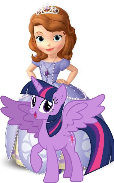Sofia and Twilight (Sofia the First/My L Pony) by EBOTIZER on DeviantArt