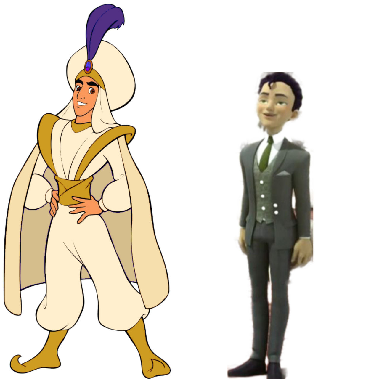 Prince Ali x2 (Aladdin/Miraculous Ladybug) by EBOTIZER on DeviantArt