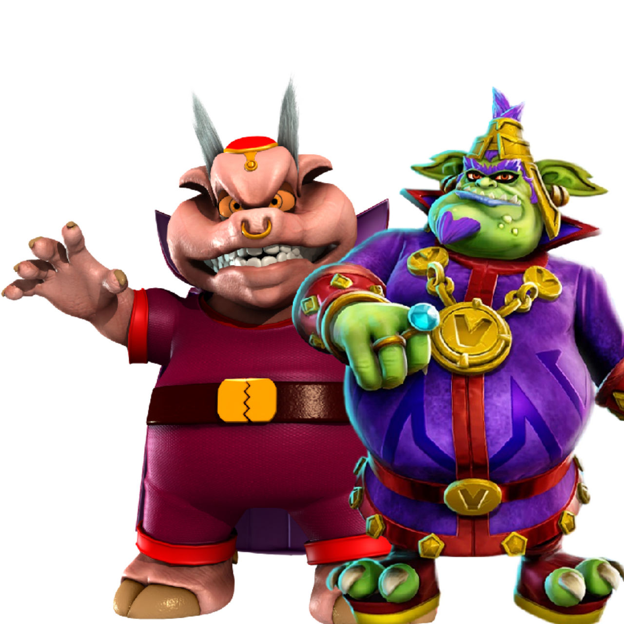 Wizpig and Velo (Diddy Kong Racing/Crash) by EBOTIZER on DeviantArt