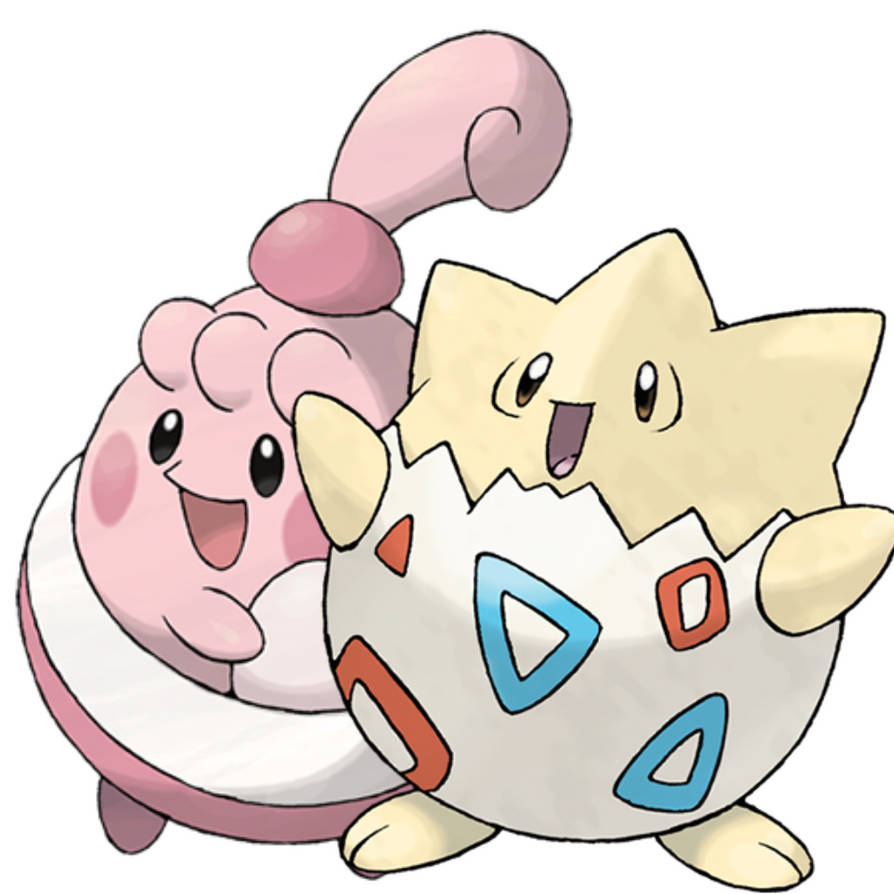 Happiny and Togepi (Pokemon) by EBOTIZER on DeviantArt