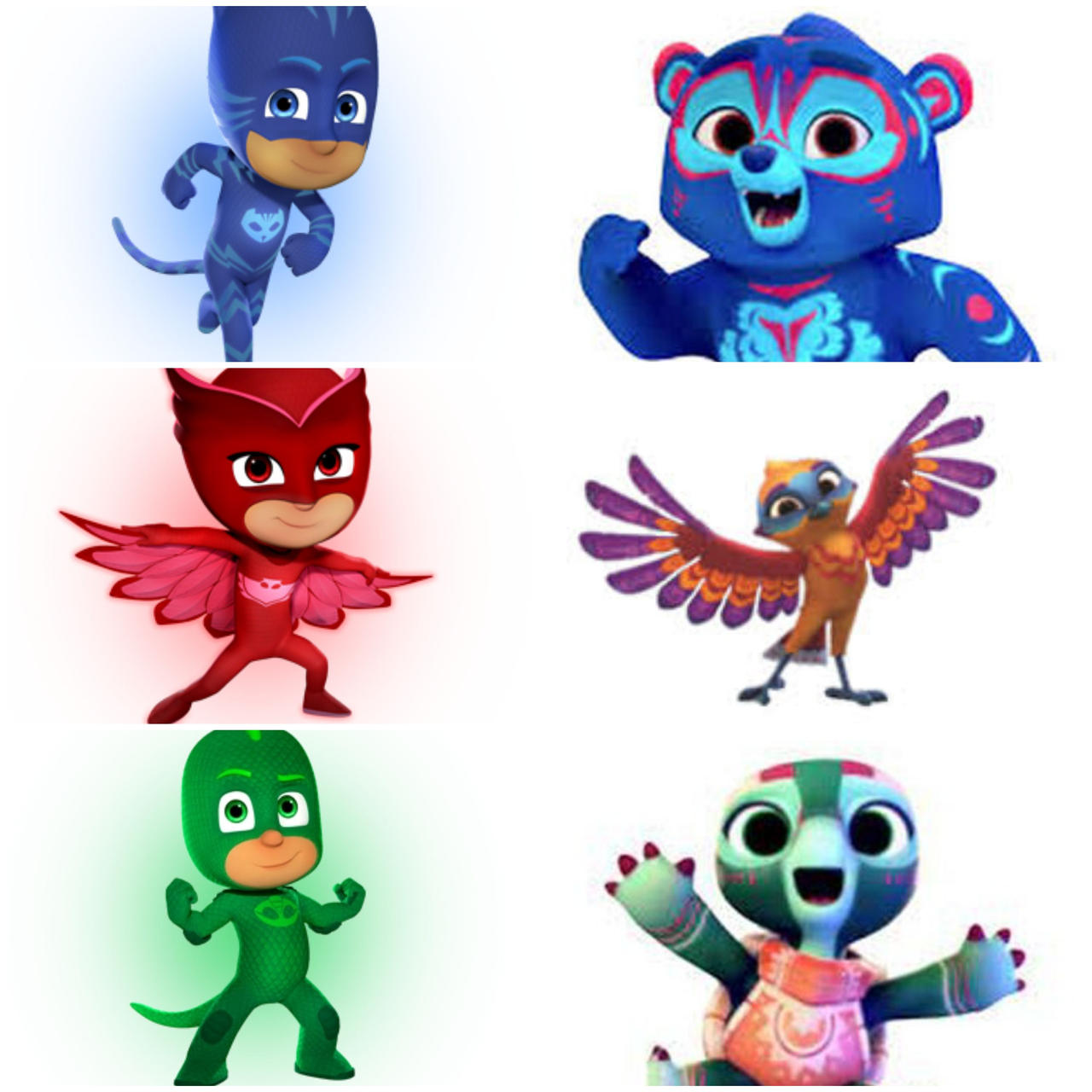 PJ Masks and Spirit Rangers by EBOTIZER on DeviantArt