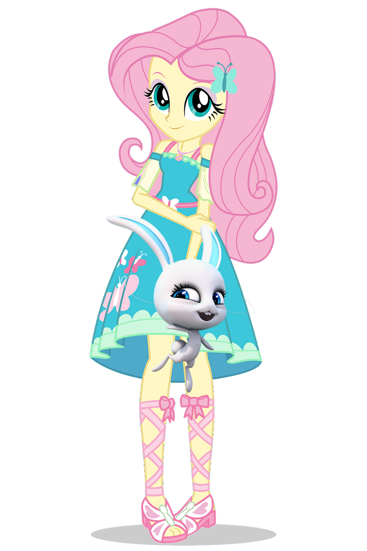 Fluttershy and Fluff (My Little Pony/Miraculous) by EBOTIZER on DeviantArt