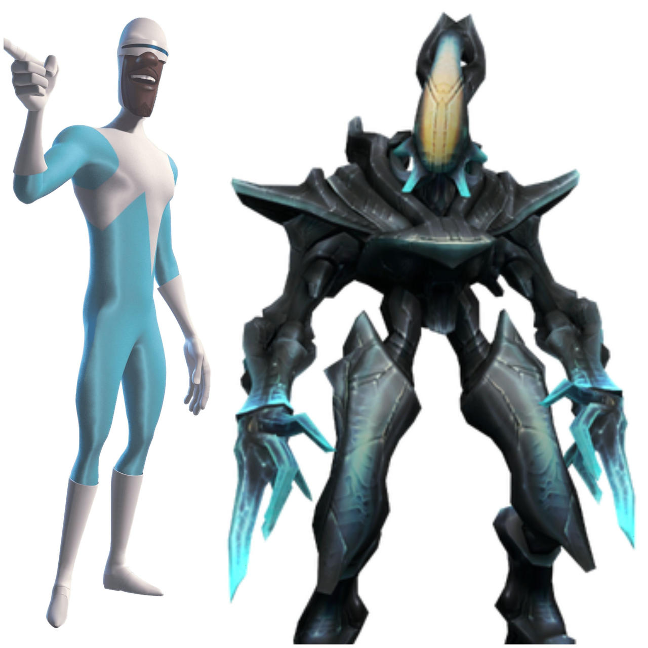 Deviantart Rundas Frozone and Rundas (The Incredibles/Metroid) by EBOTIZER on DeviantArt