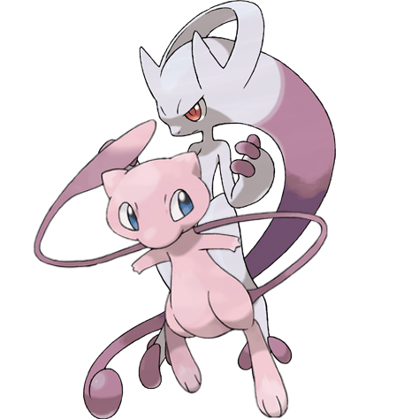 Mew X Mewtwo by PokeWarriorMelodies on DeviantArt