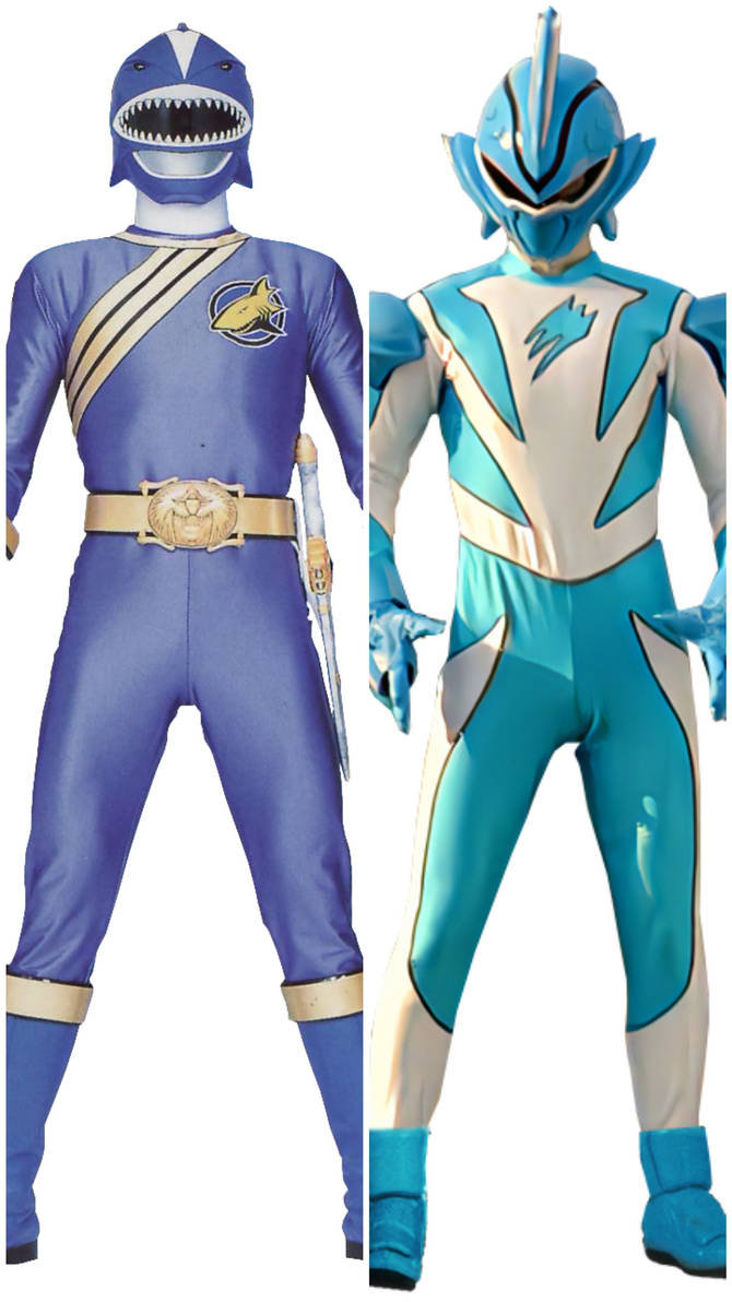 Pink Shark Ranger Shark Ranger x2 (Power Rangers) by EBOTIZER on DeviantArt