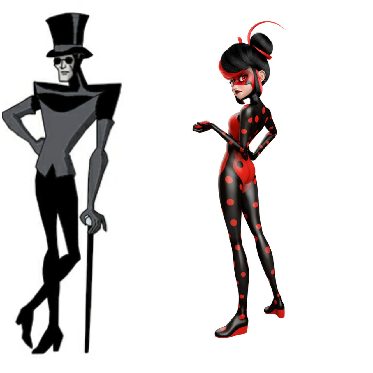 Shade and Shadybug (DC/Miraculous Ladybug) by EBOTIZER on DeviantArt