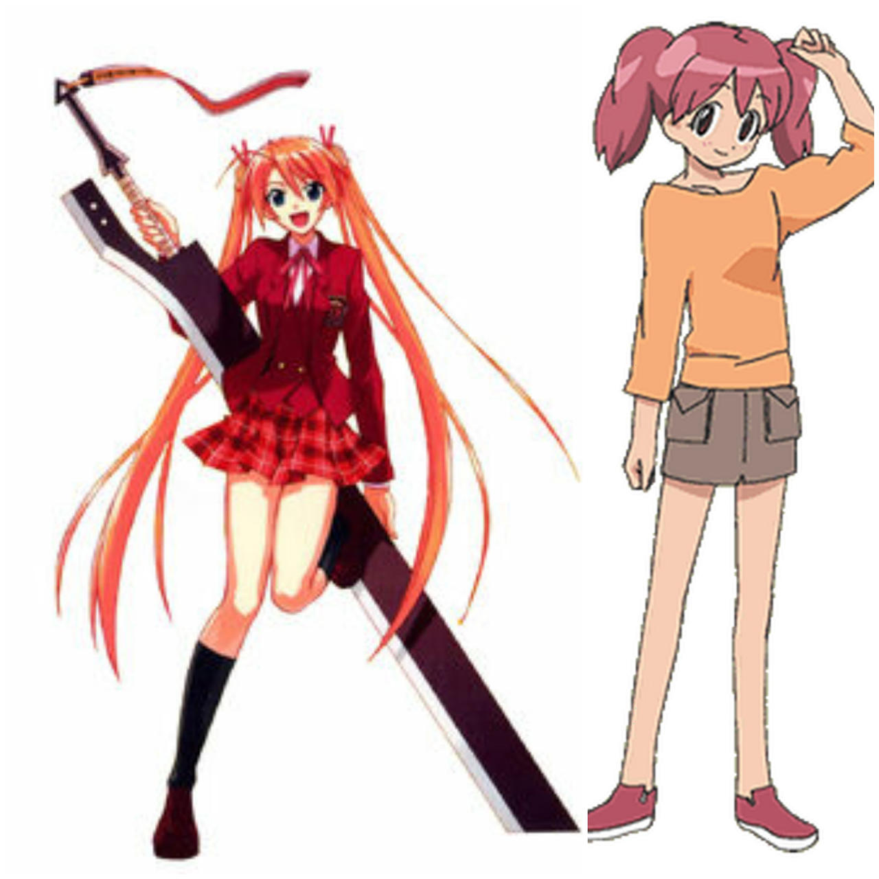 Negima Deviantart Asuna and Natsumi (Negima/Sgt Frog) by EBOTIZER on DeviantArt