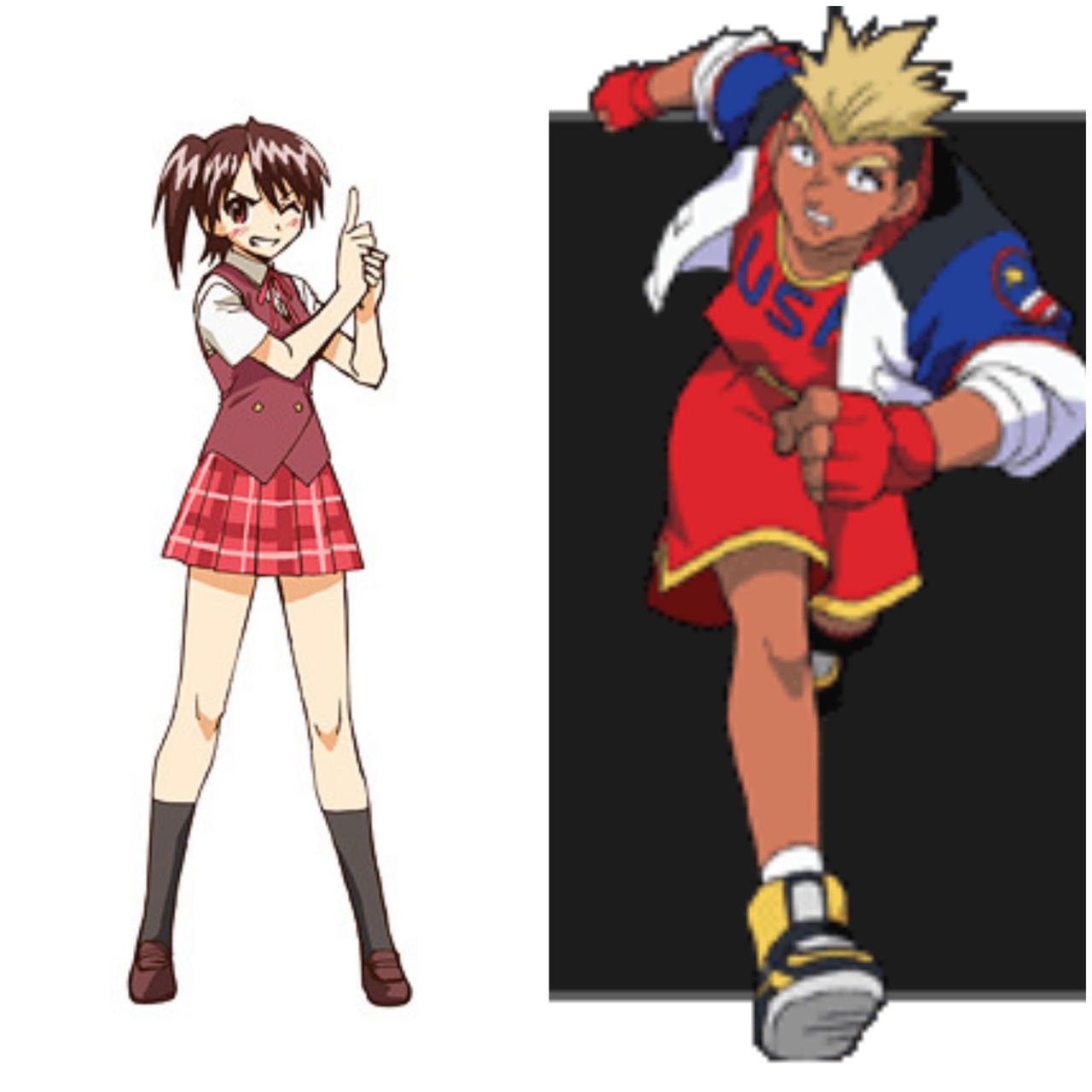 Negima Deviantart Yuna and Eddy (Negima/Beyblade) by EBOTIZER on DeviantArt