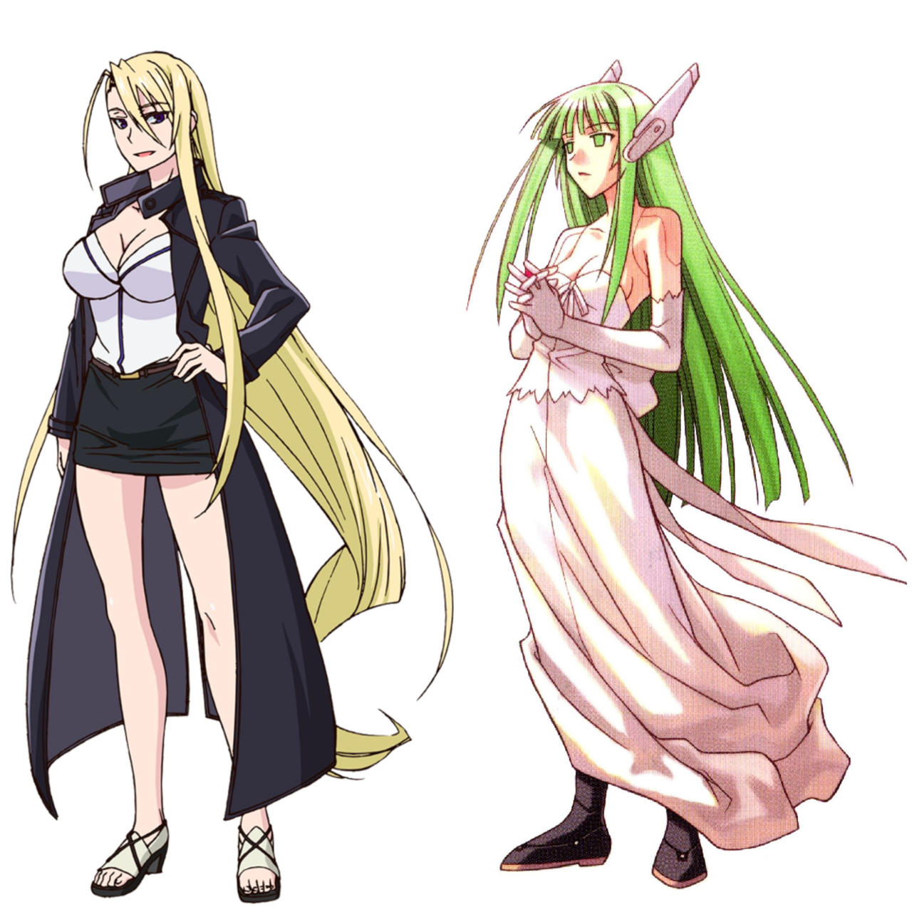 Negima Deviantart Yukihime and Chachamaru (Negima) by EBOTIZER on DeviantArt
