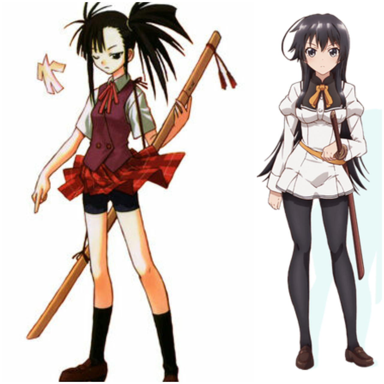 Negima Deviantart Setsuna and Karen (Negima/Shomin Sample) by EBOTIZER on DeviantArt