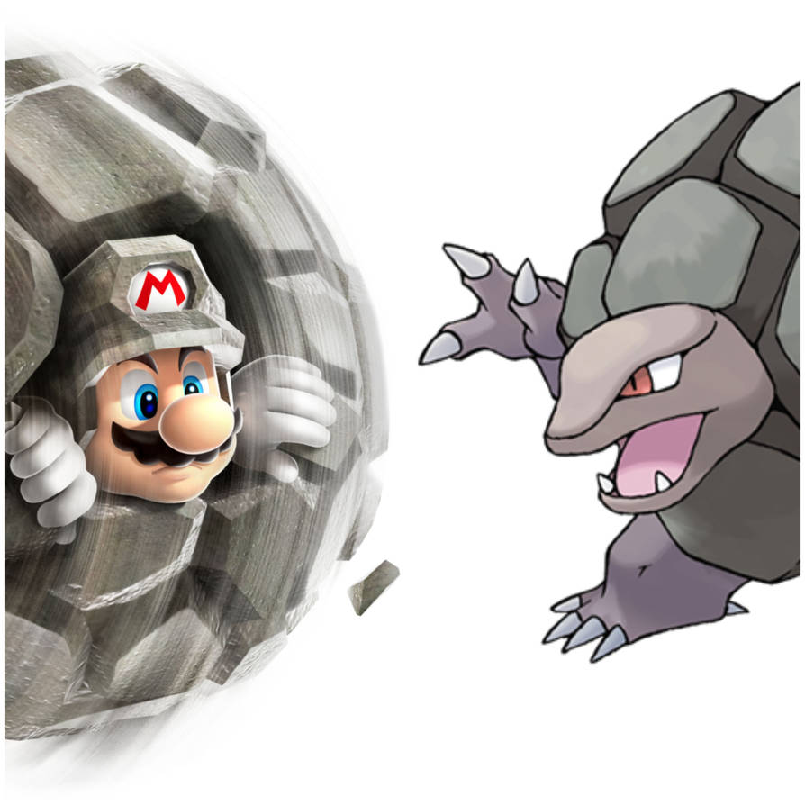 Rock Mario and Golem (Pokemon) by EBOTIZER on DeviantArt