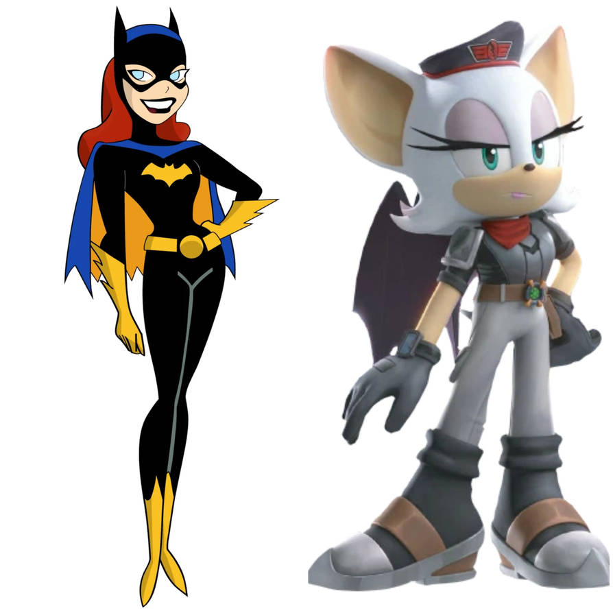 Batgirl and Rebel Rouge (DC/Sonic) by EBOTIZER on DeviantArt