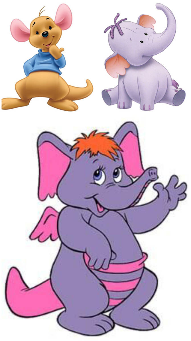 Roo, Lumpy and Eleroo (Winnie the Pooh/Wuzzles) by EBOTIZER on DeviantArt