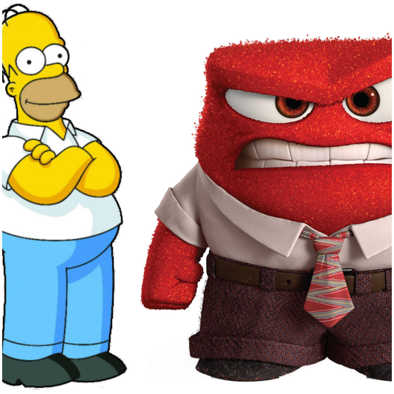 Simpsons Anger Rising Homer and Anger (The Simpsons/Inside Out) by EBOTIZER on DeviantArt